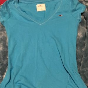 Blue Hollister V neck